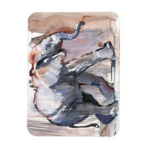Baby elephant 2012 magnet