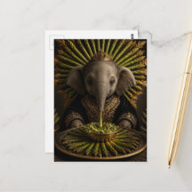 Baby Elephant and the Asparagus