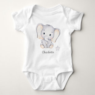 Baby Elephant Baby Bodysuit