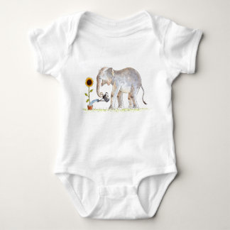 Baby Elephant Baby Bodysuit