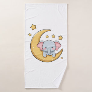 Baby elephant bath towel