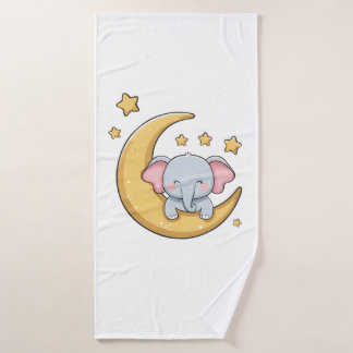 Baby elephant bath towel