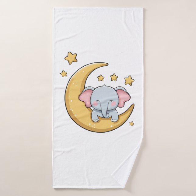 Baby elephant bath towel (Bath Towel)