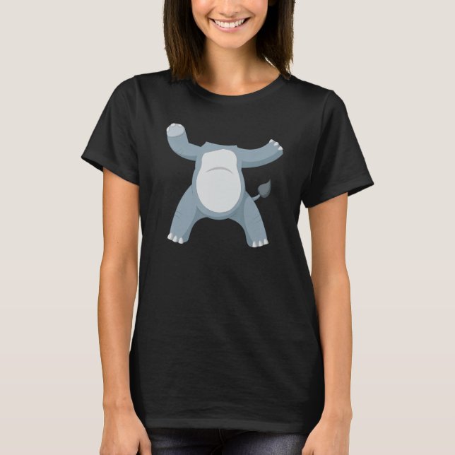Baby Elephant  Body Design For Men Women Kids T-Shirt (Front)