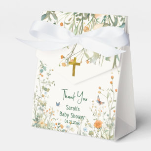 Baby Elephant & Butterflies Orthodox Baby Shower Favour Box