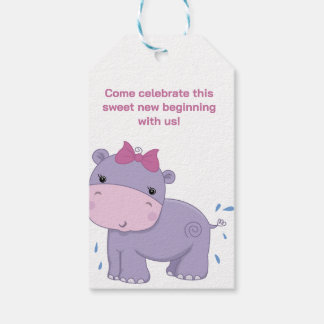 Baby Elephant Celebration Baby Shower Invitation Gift Tags