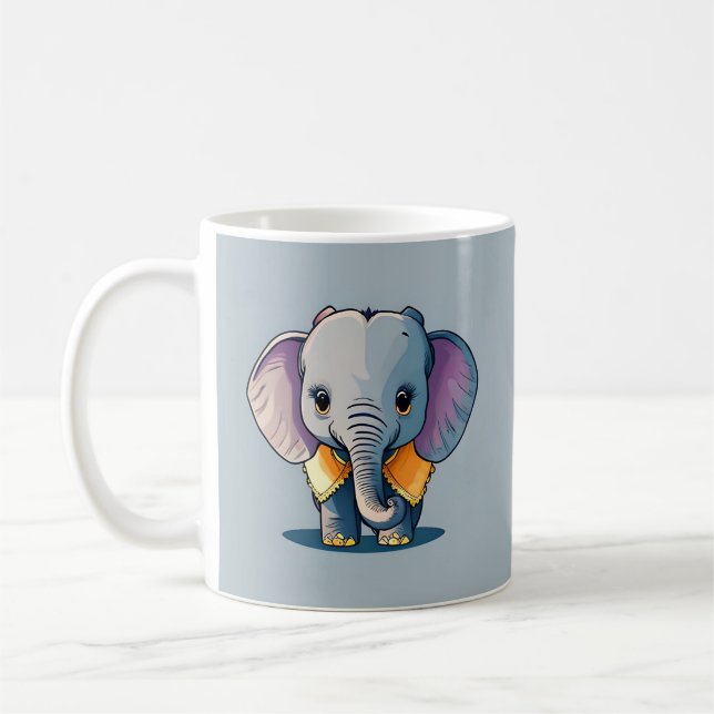 Baby Elephant Coffee Mug (Left)