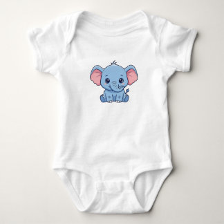 Baby Elephant – Cute & Cosy Baby T-Shirt Bodysuit