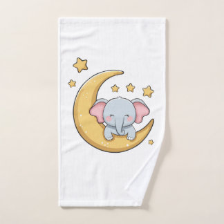 Baby elephant hand towel
