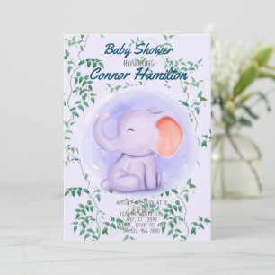 BABY ELEPHANT INVITATION