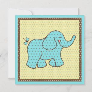 Baby Elephant Invitations