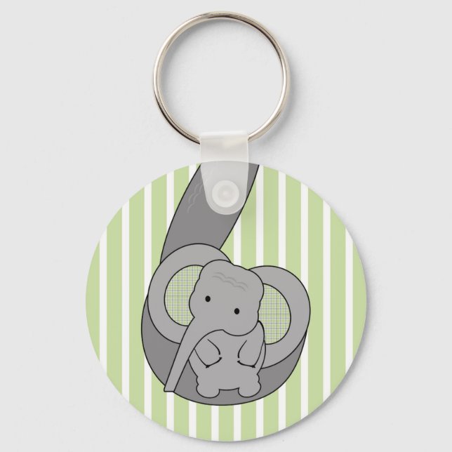 Baby Elephant Key Ring (Front)