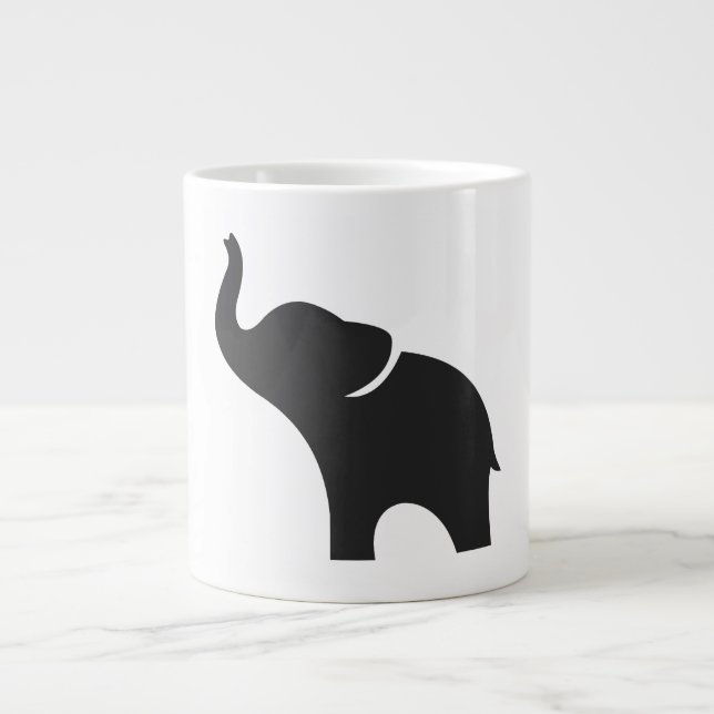 Baby Elephant  Large Coffee Mug (Front)