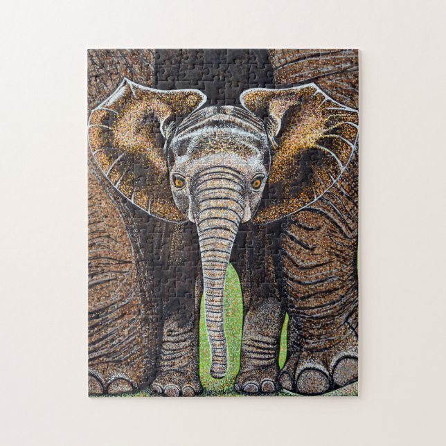Baby Elephant Puzzle (Vertical)