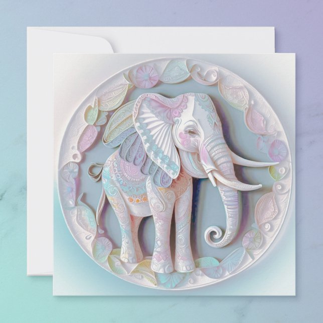 Baby Elephant Shower Invitation (Creator Uploaded)