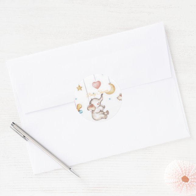 Baby elephant Sticker (Envelope)