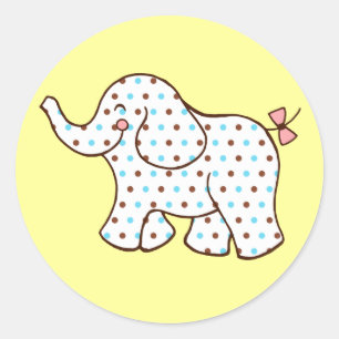 Baby Elephant Stickers