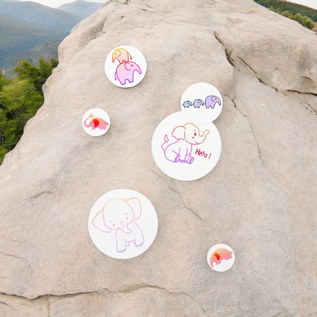 Baby Elephant Table Confetti (baby elephant drawing party confetti,kids birthday party,baby shower,graduation,night party confetti)