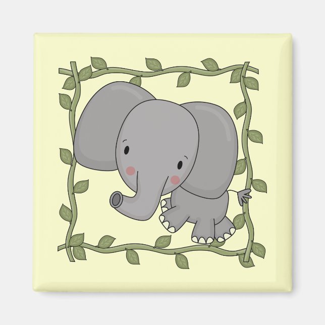 Baby Elephant Tshirts and Gifts Magnet (Front)