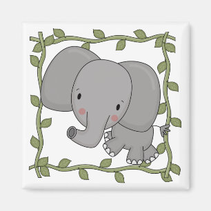 Baby Elephant Tshirts and Gifts Magnet