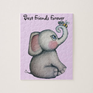 Baby Elephant with Bee Puzzle