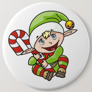 BABY ELF 6 CM ROUND BADGE