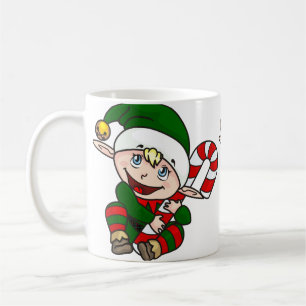 baby elf christmas coffee mug