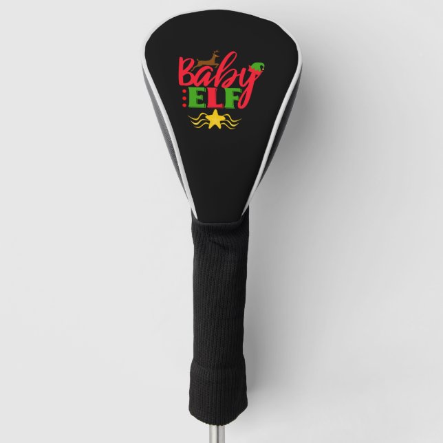 Baby Elf christmas Golf Head Cover (Front)