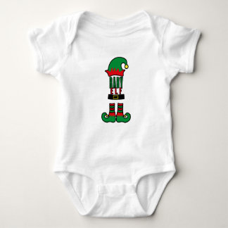 Baby Elf Family Matching Christmas Outfit T-Shirt Baby Bodysuit