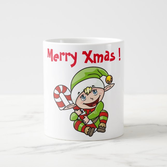 BABY ELF LARGE COFFEE MUG (Front)