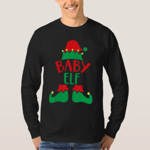 Baby Elf Matching Family Christmas Costume T-Shirt