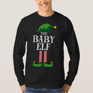 Baby Elf Matching Family Christmas Party Pajama T-Shirt