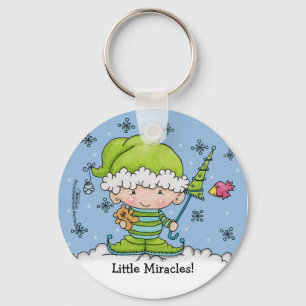 Baby Elf –Personalised !st  Christmas Key Ring
