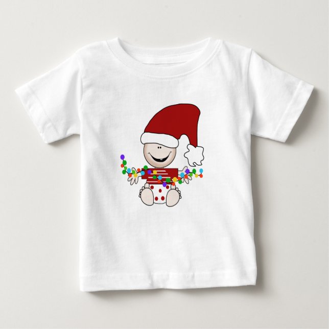 Baby Elf with Lights Baby T-Shirt (Front)