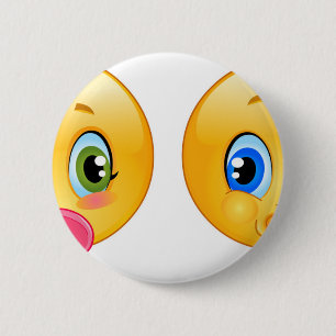 baby emojis 6 cm round badge