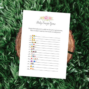 Baby Emojis Girl Teddy Bear Card