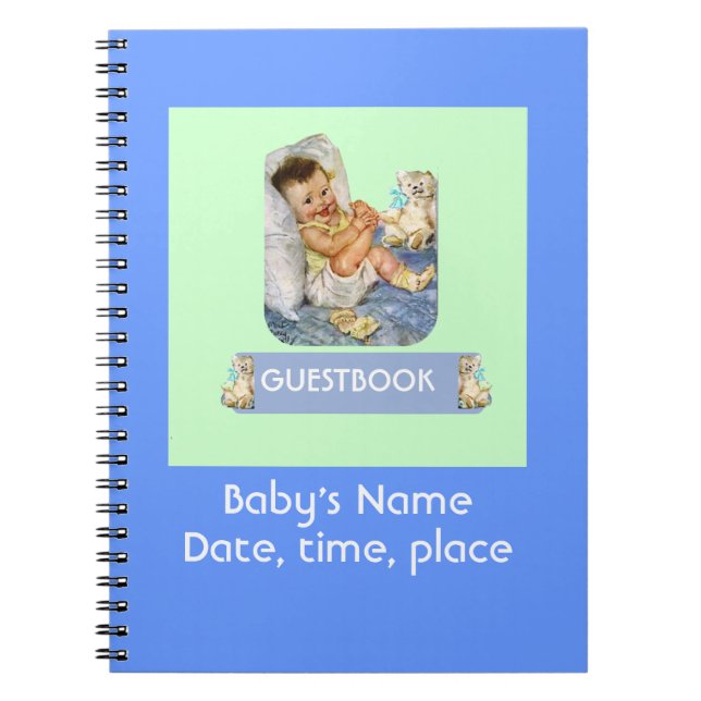 Baby Event Guestbook Notebook (Front)