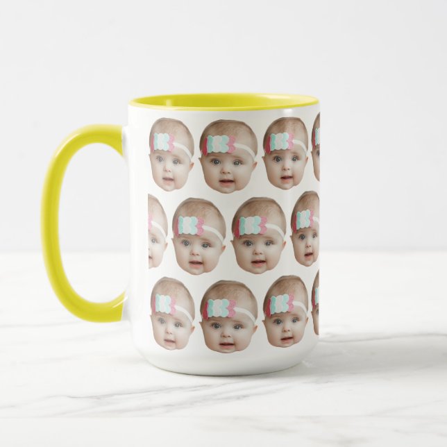 Baby Face Father's,Mother's Day Gift Funny Gift  Mug (Left)