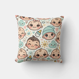 baby face pattern  cushion