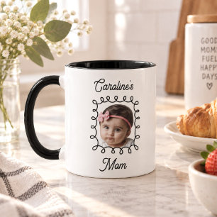 Baby Face Photo Mum Birthday Coffee Mug