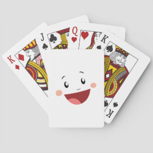 Baby Face Pregnancy Announcement Playing Cards