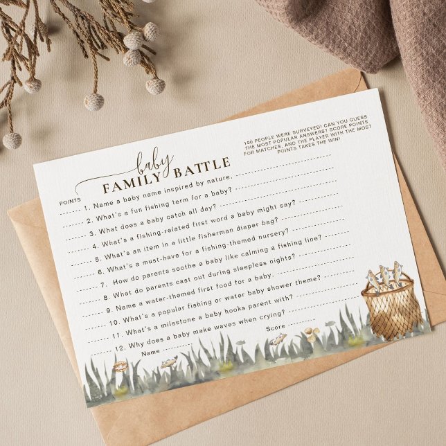 Baby Family Battle Reel Fun Fishing Shower Game (Creator Uploaded)