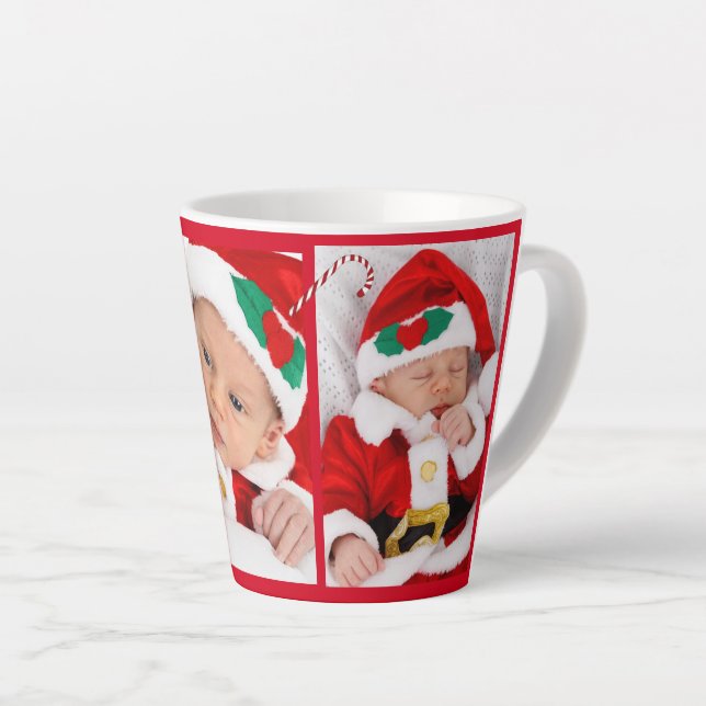 Baby, Family Pictures and Candy Cane, ZYPI Latte Mug (Right Angle)