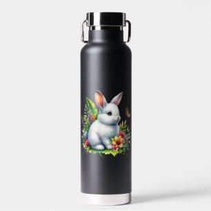 Baby Farm Animal Rabbit Sublimation Clipart-88186 Water Bottle