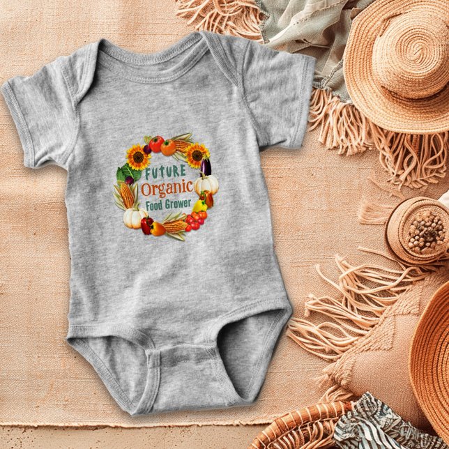Baby Farmer Organic Food Saying Bodysuit (Creator Uploaded)