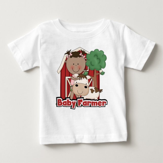 Baby Farmer With Cow Tshirts and Gifts (Front)