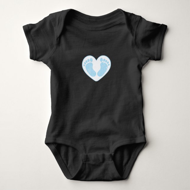 Baby Feet Baby Bodysuit (Front)