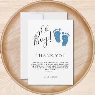 Baby Feet Baby Shower Thank You Card