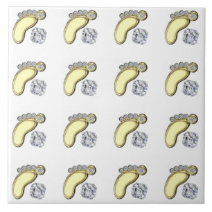 Baby Feet Ceramic Tile