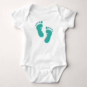 Baby Feet Foot Print Bodysuit